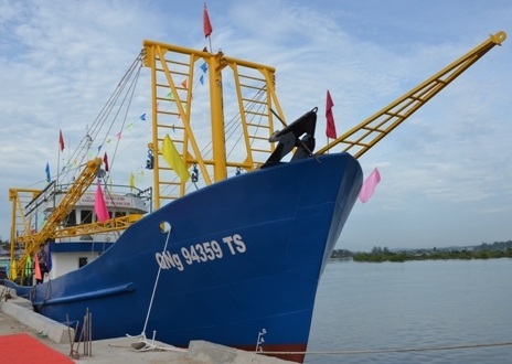 Loại tàu cá vỏ thép hiện đại nhất tỉnh Quảng Ngãi hiện nay.
