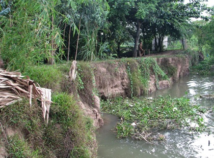 Cần Thơ: Di dời khẩn cấp 7 hộ dân tại vùng sạt lở - 1