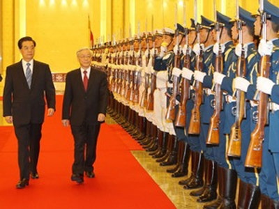 Hội đàm cấp cao hai nước Việt - Trung - 1 Hội đàm cấp cao hai nước Việt - Trung - 1