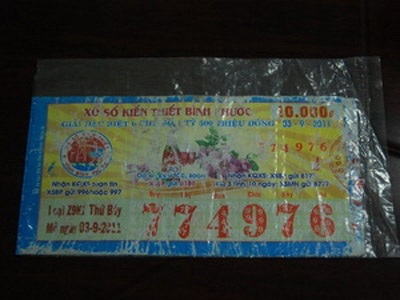 Xác minh “đường đi” của tờ vé số độc đắc 1,5 tỷ - 1 Xác minh “đường đi” của tờ vé số độc đắc 1,5 tỷ - 1