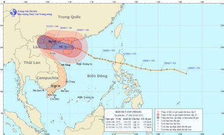 Bão số 5 áp sát vịnh Bắc bộ, bão số 6 đang vào biển Đông - 1 Bão số 5 áp sát vịnh Bắc bộ, bão số 6 đang vào biển Đông - 1