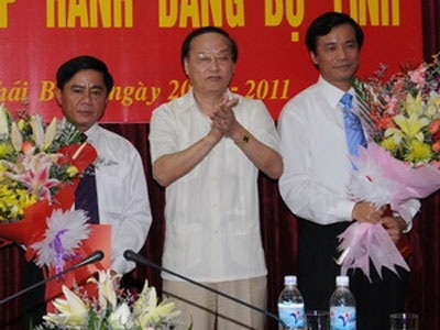 Ông Trần Cẩm Tú giữ chức Bí thư Tỉnh ủy Thái Bình - 1 Ông Trần Cẩm Tú giữ chức Bí thư Tỉnh ủy Thái Bình - 1