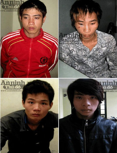 4 tên cướp trên tuyến Pháp Vân - Cầu Giẽ sa lưới - 1