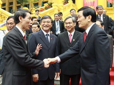 Chủ tịch nước đánh giá cao công tác tòa án 2011 - 1