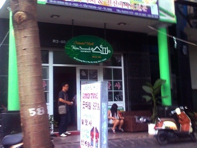 Một tiệm Spa ở khu phố 3.