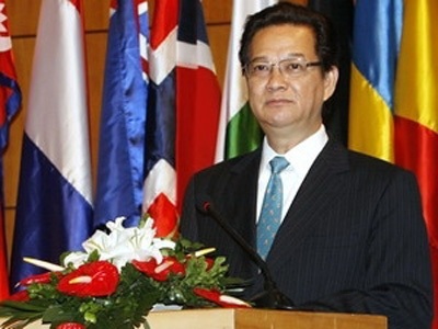 Thủ tướng dự hội nghị về quan hệ ASEAN - Ấn Độ - 1 Thủ tướng Chính phủ Nguyễn Tấn Dũng.