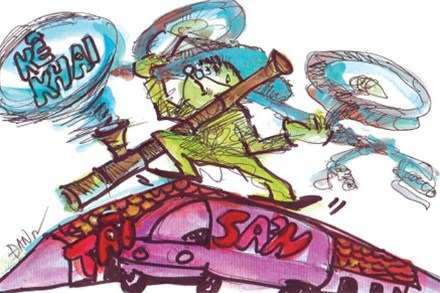 Công khai tài sản - để không là thách đố - 1 Trong số biệt thự bỏ hoang này, có tài sản của công chức do vợ, con đứng tên - ảnh: Trần Lâm