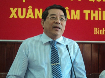 Thôi chức Chủ tịch tỉnh Bình Phước đối với ông Trương Tấn Thiệu - 1 Ông Trương Tấn Thiệu, Người Lao động