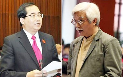 “Vụ việc của đại biểu Phước khá nghiêm trọng về văn hóa ứng xử!” - 2 Bài viết trên blog của đại biểu Phước (trái) đã đẩy vấn đề giữa hai đại biểu đi quá xa