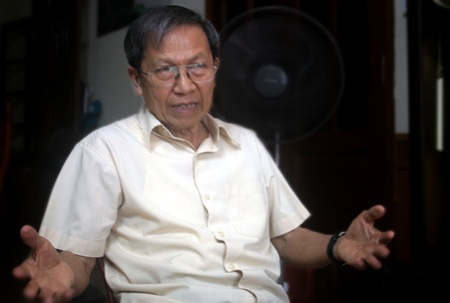 Thiếu tướng Lê Văn Cương - nguyên Viện trưởng Viện Chiến lược Bộ Công an (ảnh Phương Thảo)