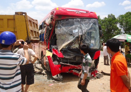 Hiện trường vụ tai nạn