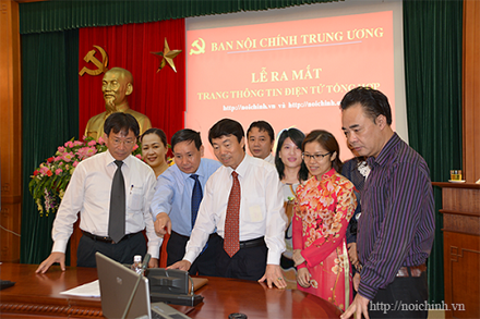 Chính thức ra mắt trang thông tin điện tử Ban Nội chính Trung ương - 1 Chính thức ra mắt trang thông tin điện tử Ban Nội chính Trung ương