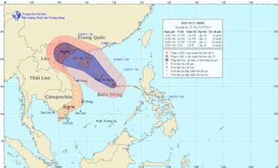 Bão số 5 có khả năng mạnh thêm - 1 Bão còn có khả năng mạnh thêm