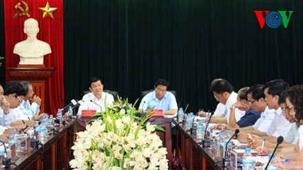 Chủ tịch nước làm việc với lãnh đạo tỉnh Cao Bằng
