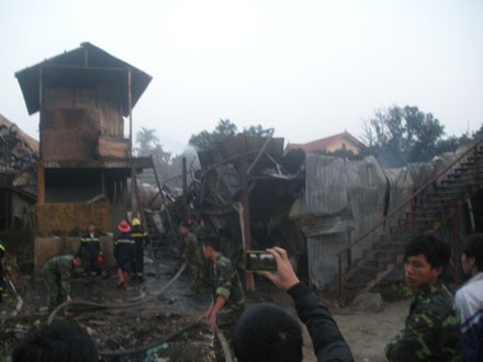 Hà Nội: Cháy lớn tại khu đô thị An Hưng, một người mất tích