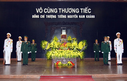 Tổ chức trọng thể lễ tang Thượng tướng Nguyễn Nam Khánh - 1 Tổ chức trọng thể lễ tang Thượng tướng Nguyễn Nam Khánh