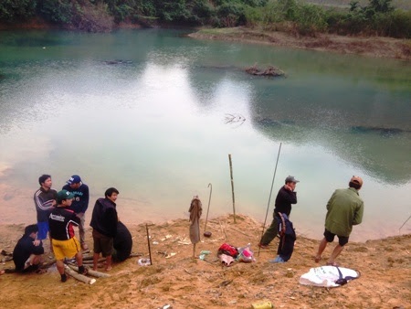 Hiện trường nơi người dân đi câu cá phát hiện cây sưa