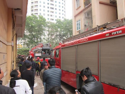 6 xe chữa cháy đã được điều tới hiện trường