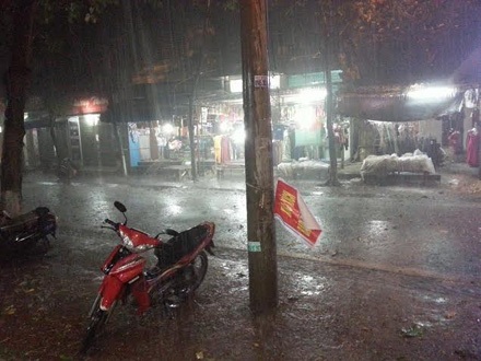 Mưa đá lại xuất hiện ở Lào Cai