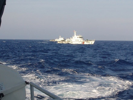 Những phóng viên đầu tiên có mặt tại vùng biển Hoàng Sa trên tàu DN926.