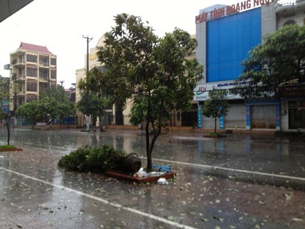 Hình ảnh tại thành phố Móng Cái sáng sớm nay