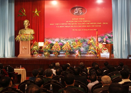 Toàn cảnh buổi Lễ kỉ niệm. Ảnh: Trí Dũng – TTXVN.