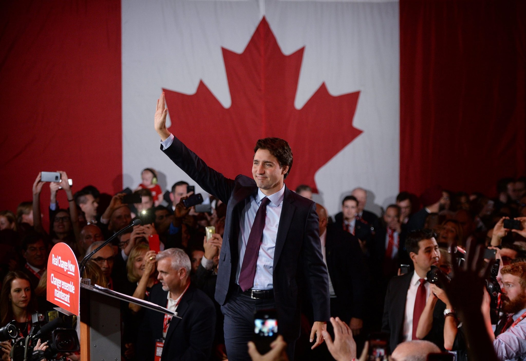Tân thủ tướng Canada Justin Trudeau (Ảnh: AP)