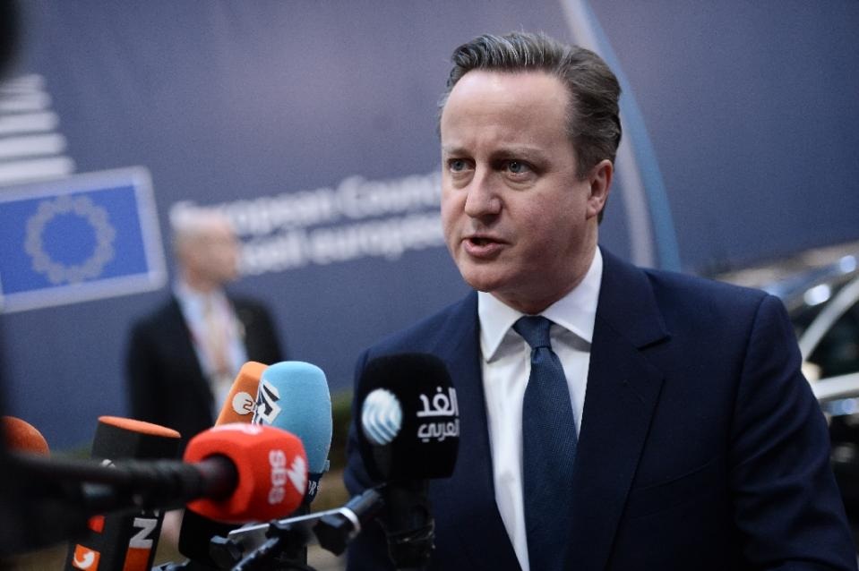 Anh đạt được thỏa thuận với EU để tiếp tục ở lại - 1 Ông David Cameron tin tưởng thỏa thuận vừa đạt được sẽ thuyết phục được cử tri Anh. (Ảnh: AFP)