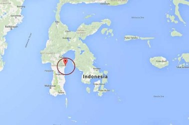 Chìm tàu du lịch ngoài khơi Indonesia, hơn 100 người mất tích - 2 Vị trí xảy ra vụ tai nạn chìm tàu du lịch Indonesia (Ảnh: Standardmedia)