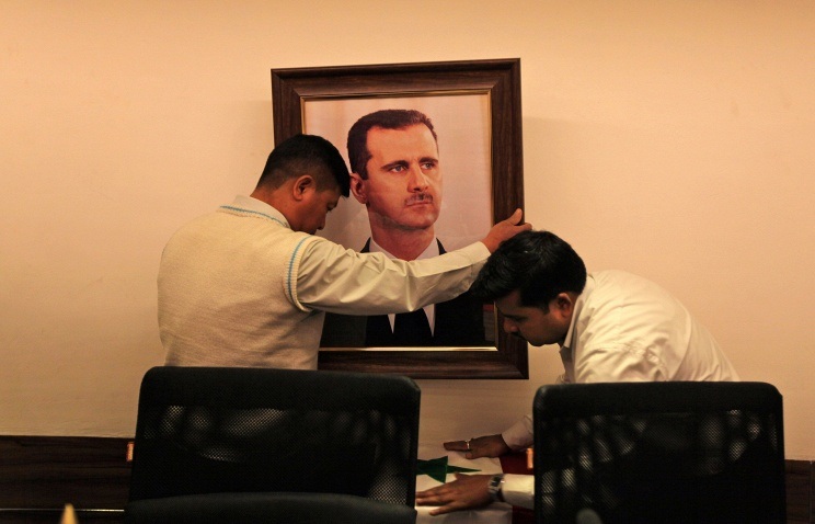 Ảnh Tổng thống Syria Bashar al-Assad (Ảnh: AP)