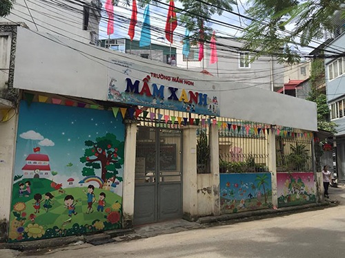 Vụ cô giáo mầm non “hỗn chiến”: Hai cô giáo xin nghỉ việc - 1 Trường mầm non Mầm Xanh nơi xảy ra sự việc cô giáo hỗn chiến
