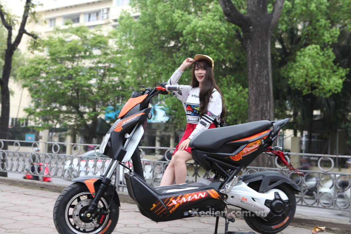 Xman Yadea 5 2016 hấp dẫn tín đồ yêu xe điện - 1 Xe điện Xman Yadea 5 2016 thiết kế cá tính…