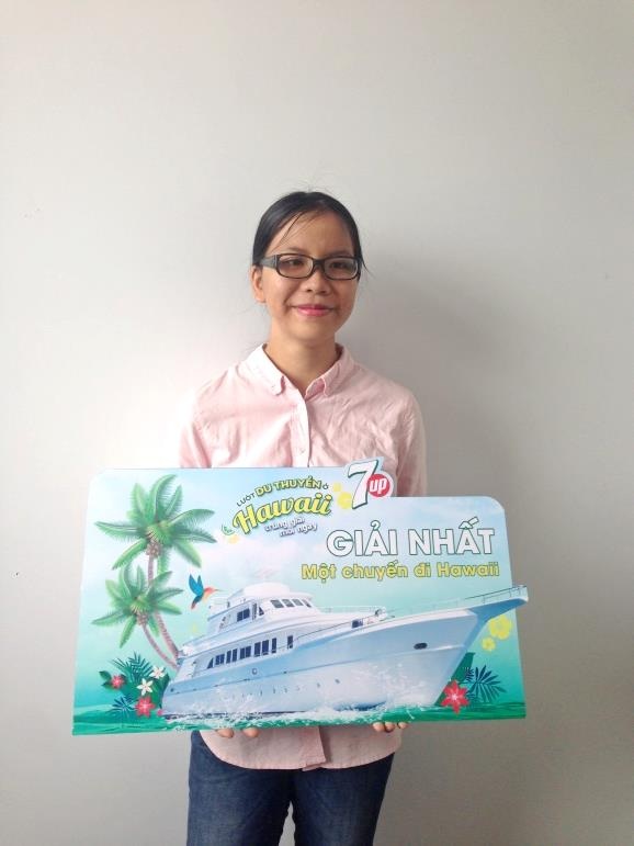 Hè chưa trọn vẹn vì những lí do sau - 3
Tống Thị Mỹ Lệ (25 tuổi, Hồ Chí Minh) là một trong những chủ nhân may mắn “hốt cú chót” cho những ngày hè rực rỡ cùng chương trình khuyến mãi của 7Up tại Hawaii. Còn bạn thì sao?