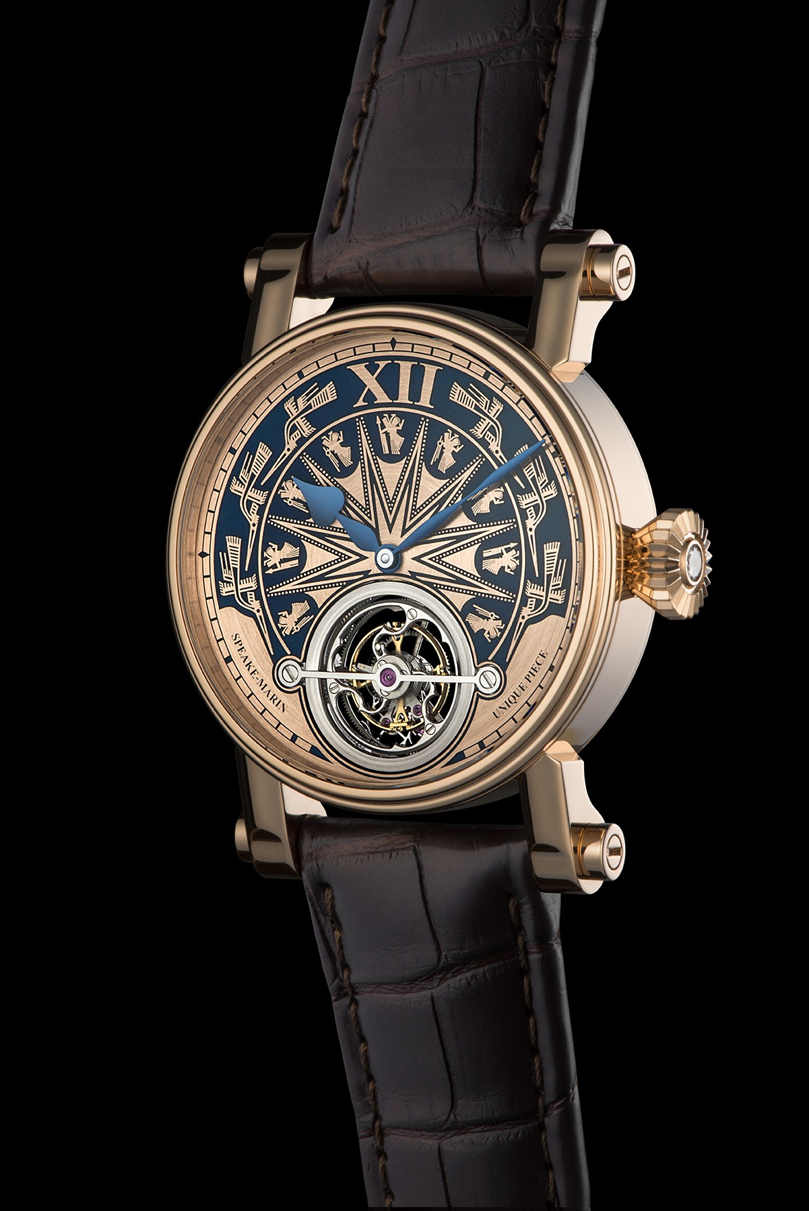 Từ chiếc đồng hồ đắt giá, nghĩ về biểu tượng quốc gia - 4 Việc xem mặt số đồng hồ như mặt trống giúp Speake-Marin phát huy được tinh thần bảo vật của nguyên mẫu
