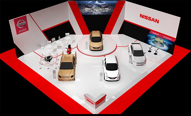 Nissan sẽ có gì tại Vietnam Motor Show 2015? - 1 Thiết kế gian hàng của Nissan tại triển lãm VMS 2015