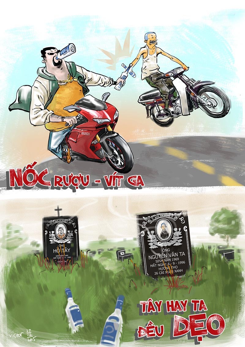 “Đã có cồn, đừng dồn chân ga” - 1 “Đã có cồn, đừng dồn chân ga” - 1