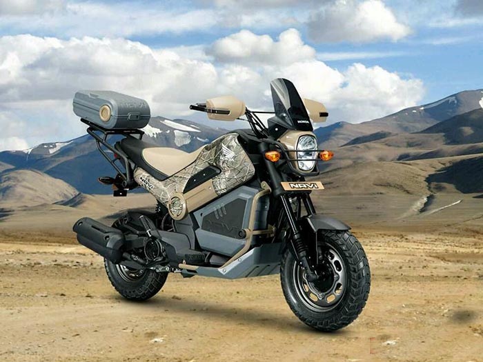 Honda Navi - Minibike với động cơ xe ga | Báo Dân trí