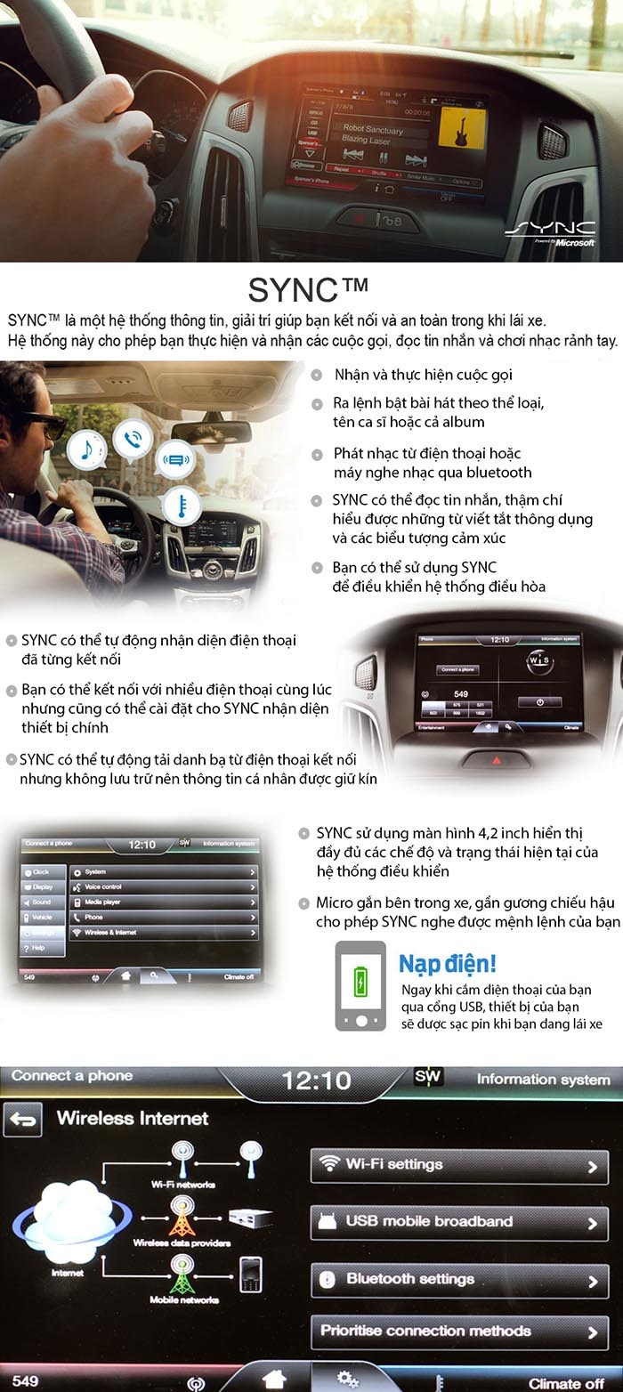 Cùng Ford Focus mới khám phá SYNC 2 - 1 Cùng Ford Focus mới khám phá SYNC 2 - 1