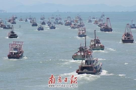 Kết thúc lệnh cấm đánh bắt, gần 9.000 tàu cá Trung Quốc tràn ra Biển Đông - 1 Kết thúc lệnh cấm đánh bắt, gần 9.000 tàu cá Trung Quốc tràn ra Biển Đông - 1