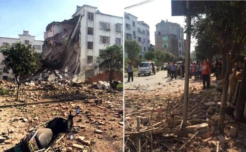 Trung Quốc bắt nghi phạm trong 17 vụ nổ bom liên tiếp - 2
Cảnh tượng ngổn ngang sau các vụ nổ (Ảnh: SCMP)