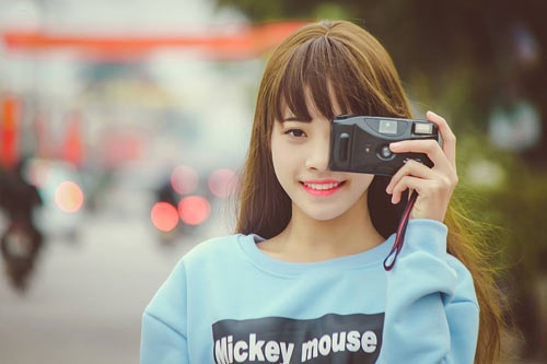 Ngỡ ngàng trước vẻ "xinh đẹp" của nam sinh Bắc Giang - 1 
Cô gái xinh đẹp nhận được nhiều lời khen của cư dân mạng