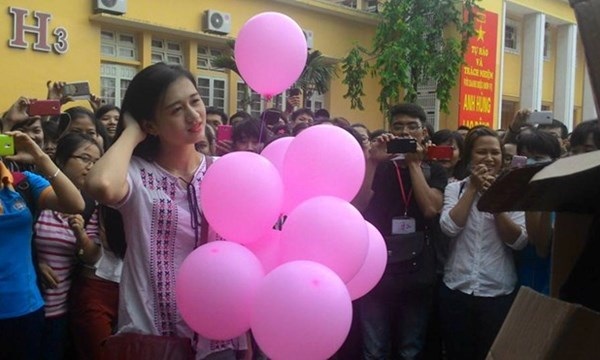 "VĐV bóng bàn xinh nhất vịnh Bắc Bộ" khiến dân mạng mê mẩn - 1
Phương Thảo từng từ chối lời tỏ tình của nam sinh Đại học Thương Mại.