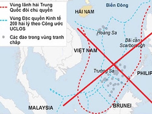 "Hiệp hai" của cuộc đọ sức Trung Quốc - Philippines - 1
Đường lưỡi bò phi pháp của Trung Quốc không được quốc tế công nhận