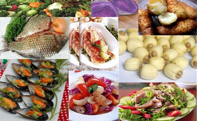 Những thực phẩm tốt cho phong độ đàn ông gồm: rau xanh, hoa quả tươi, vừng, dưa chuột, hạt sen, khoai từ, khoai môn, vẹm, hải sâm, thịt dê, cá, tôm,..