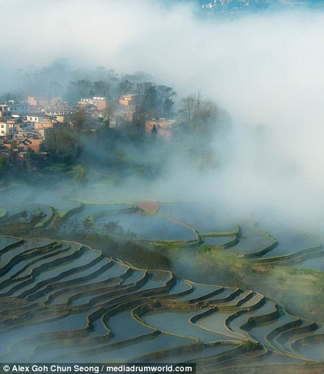 Ruộng bậc thang mùa nước đổ ở Trung Quốc đẹp như tranh - 10 Ruộng bậc thang mùa nước đổ ở Trung Quốc đẹp như tranh - 10