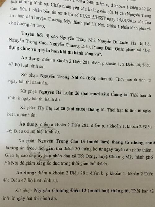 Khúc lặng phía sau vụ án hàng loạt cán bộ thôn đi tù vì dồn điền đổi thửa - 3 Khúc lặng phía sau vụ án hàng loạt cán bộ thôn đi tù vì dồn điền đổi thửa - 3