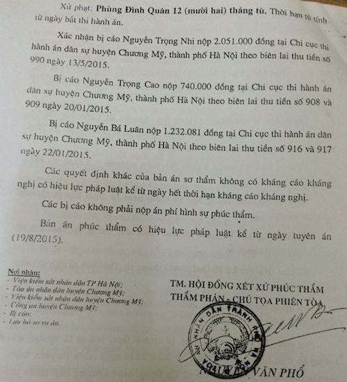 Khúc lặng phía sau vụ án hàng loạt cán bộ thôn đi tù vì dồn điền đổi thửa - 4
Khúc lặng phía sau vụ án hàng loạt cán bộ thôn đi tù vì dồn điền đổi thửa.