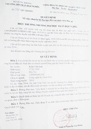 Học năm hai mới biết không trúng tuyển đại học - 2 Học năm hai mới biết không trúng tuyển đại học - 2