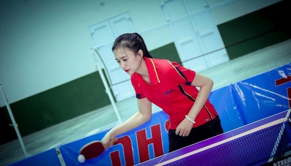 "VĐV bóng bàn xinh nhất vịnh Bắc Bộ" khiến dân mạng mê mẩn - 2 "VĐV bóng bàn xinh nhất vịnh Bắc Bộ" khiến dân mạng mê mẩn - 2