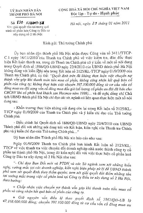 Vụ cổ phần hoá “vịt trời” tại Hacinco: Người lao động cũng bị dồn vào “chân tường” - 1 Vụ cổ phần hoá “vịt trời” tại Hacinco: Người lao động cũng bị dồn vào “chân tường” - 1